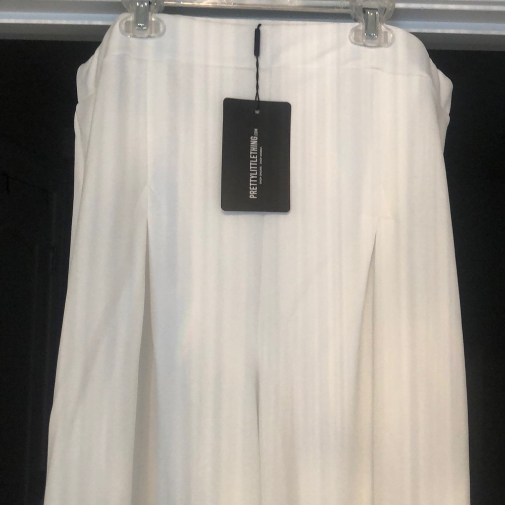 Pretty Little Things Wide Leg Pleated Pant